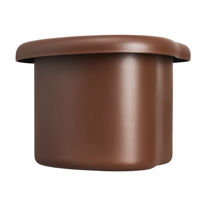 organic bee hotel 25cm kastanje bruin